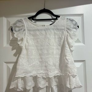 Forever 21 White Blouse